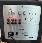 Focal Cub 2 Active Subwoofer 8IN 150W Wired Black Stereo Rca Input. Fixed Price $115.00.