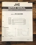 Jvc RX-903 Vbk Receiver Service Manual *original*. Fixed Price $19.97.
