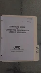 Jvc TG-RX-5VBK Technical Guide Service Manual Original Repair Book Stereo. Fixed Price $35.00.