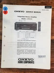 Onkyo A-RV410 Amplifier Service Manual *original*. Fixed Price $14.97.