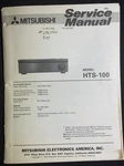 Mitsubishi HTS-100 A/v Control Center Service Manual Original. Fixed Price $39.99.