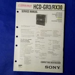 Sony HCD-GR3 HCD-RX30 Service Manual Original Paper Oem Repair Guide Usa. Fixed Price $19.96.