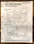 Kenwood KR-596 KR-796 KR-896 Receiver Service Manual *original*. Fixed Price $14.97.
