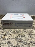 Vintage Realistic TV-100 Stereo Receiver Amp Model 16-1284 Vhf Low High Uhf. Fixed Price $75.00.