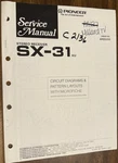 Pioneer SX-31 Stereo Receiver Original Service Repair Manual With Microfiche. Fixed Price $19.94.