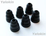 6 Large Black Triple Flange Earbuds Tips Set For Audio-technica In-ear Earphones. Fixed Price $13.99.