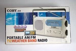 Coby Portable Weather Band Am/fm/wb Radio Receiver CX-38. Fixed Price $39.99.