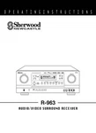 Sherwood R-963 Receiver Owners Instruction Manual. Fixed Price $22.24.