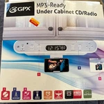 Gpx MP3-READY Under Cabinet Cd/radio KC232S New Open Box Silver See Desc. Fixed Price $29.74.