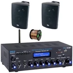 Pyle PDA63BT Bluetooth Home Amplifier Receiver, 2X 4" 200W Max 3-WAY Speakers. Fixed Price $185.49.