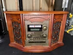 Innovative Technology ITRR-501 Wooden Music Center Record, Cd, Cassette, Radio. Fixed Price $115.00.