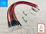 Onkyo TX-6500 Mkii Panel Led Lamps Bulbs Lights Blue Upgrade Kit. Fixed Price $37.50.