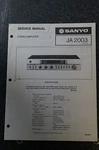 Sanyo Ja 2003 Service Manual. Fixed Price $21.99.
