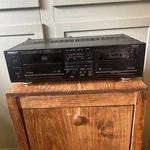 Kenwood Stereo Double Cassette Deck KX-W6010 Vintage Audio Tested & Working. Fixed Price $75.00.