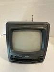 Yorx Personal Portable Black And White Tv.. Model AV2004. Untested. Fixed Price $14.95.