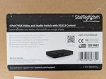 Startech 4 Port Vga Video Audio Switch With RS232 Control Box & Accessories. Fixed Price $22.50.