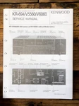 Kenwood KR-6694 KR-V5560 KR-V6060 Receiver Service Manual *original*. Fixed Price $14.97.