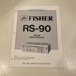 Fisher RS-90 Receiver Service Manual Original. Fixed Price $16.99.