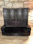 Samsung AV-R720 7.1 Surround Sound Receiver Bundle W/ (5) Oem Speakers. See Vid!. Fixed Price $85.00.