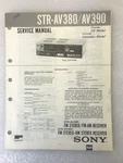 Original Oem Sony STR-AV380/AV390 Service Manual Repair Fm/am Stereo Receiver. Fixed Price $14.99.