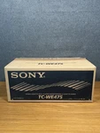 Nib-factory Sealed-sony TC-WE475 Stereo Double Cassette Deck. Fixed Price $549.99.