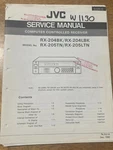 Jvc RX-204BK 204LBK 205TN 205LTN Receiver Original Service Repair Manual. Fixed Price $19.94.