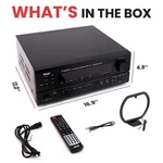 Pyle PT588AB 5.1 Channel Bluetooth Hdmi Home Theater Receiver 4K Open Box. Fixed Price $109.99.