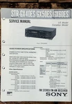 Sony STR-GX40ES -GX50ES -GX60ES Receiver Service Manual *original*. Fixed Price $24.97.
