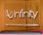 Infinity Etched Glass Home Theater Sign. Fixed Price $37.00.