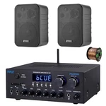 Pyle PDA99BU 2-CHANNEL Home Audio Bluetooth Receiver, 2X 4" 30W Speakers, Wire. Fixed Price $217.99.