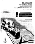 Technics SA-GX290 SA-GX390 SA-GX490 SA-GX690 SA-GX790 Receiver Manual Reprint. Fixed Price $22.24.