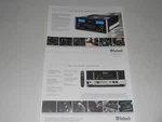 Mcintosh MA7900 Integrated Amplifier Brochure 2 Pages, Specs, Info. Fixed Price $9.99.