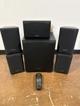 Pioneer Surround Sound Home Theater Speakers System HTP205/305-FCR/SW +remote. Fixed Price $149.99.