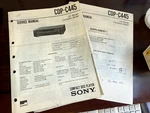 Sony CDP-C445 CDPC445 Player Service Manual From Usa **original** 4148 4464. Fixed Price $19.99.