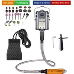 1000W Rotary Tool Flex Shaft Electric Hanging Grinder Carver, Forward And Rev.... Fixed Price $177.90.