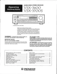 Pioneer VSX-3600 Receiver Owners Manual. Fixed Price $22.24.