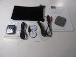 Insignia Portable Bluetooth Audio Receiver, Model: NS-MBTK35, Black. Fixed Price $12.00.