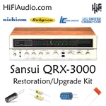 Sansui QRX-3000 Rebuild Restoration Recap Service Kit Repair Filter Capacitor. Fixed Price $165.00.