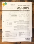 Yamaha AV-80Y Amplifier Service Manual *original*. Fixed Price $14.97.
