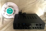 Pyle PTA44BT5 500W Amplifier Channel Home Theater Receiver & 400W Speaker. Fixed Price $66.00.