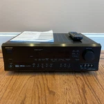 Onkyo Tx SR501 - 6.1 Ch Av Home Theater Surround Receiver Stereo W Remote Bundle. Fixed Price $144.49.
