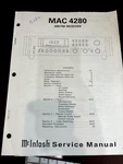 Mcintosh MAC4280 MAC-4280 Repair Service Manual **original**. Fixed Price $14.99.