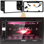 Pyle PLDN83BT.5 Double Din MP3 Receiver + Stereo Install Kit Rear View Camera. Fixed Price $155.99.