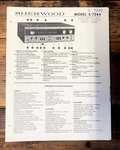 Sherwood S-7244 Receiver Service Manual *original*. Fixed Price $24.97.