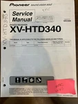 Pioneer XV-HTD340 XVHDT340 Service Manual **original**. Fixed Price $19.99.