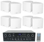 Technical Pro RX400X4 Bluetooth Home RECEIVER+(8) 3.5" Cube White Wall Speakers. Fixed Price $388.80.