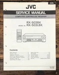 Jvc RX-503L Receiver Service Manual *original*. Fixed Price $24.97.