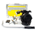 O'connor Fluid Head Wedge Plate Pan Bar Tdkn Adapters Air Box Serviced 50LB. Fixed Price $650.00.