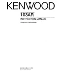 Kenwood 103-AR Receiver Owners Instruction Manual. Fixed Price $22.24.
