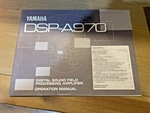 Original Yamaha DSP-A970 Operation Manual/ Condition Is Excellent 45 Pages. Fixed Price $30.00.